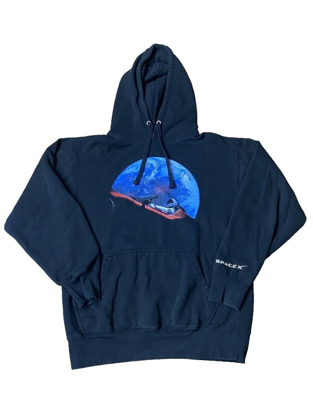 SpaceX Starman Hoodie Size Large Unisex Falcon 9 Astronaut Sweatshirt